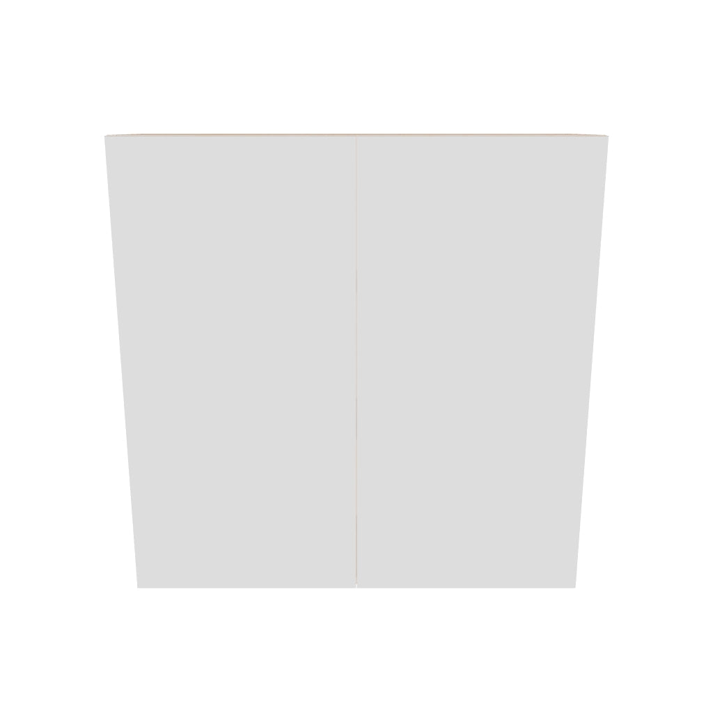 Modernform Cabinet Gloss White 36" W X 36" H X 12" D Double Door Wall Cabinet