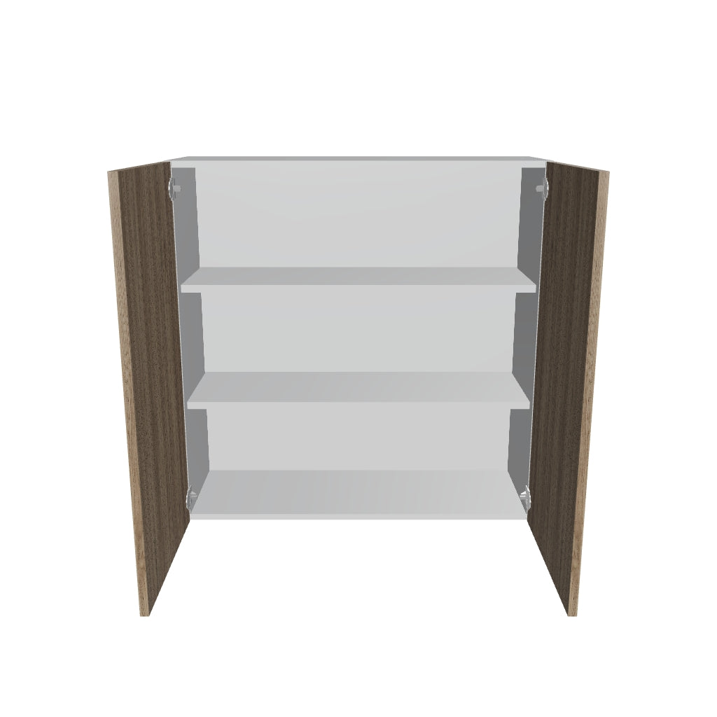 Modernform Cabinet Walnut 36" W X 36" H X 12" D Double Door Wall Cabinet