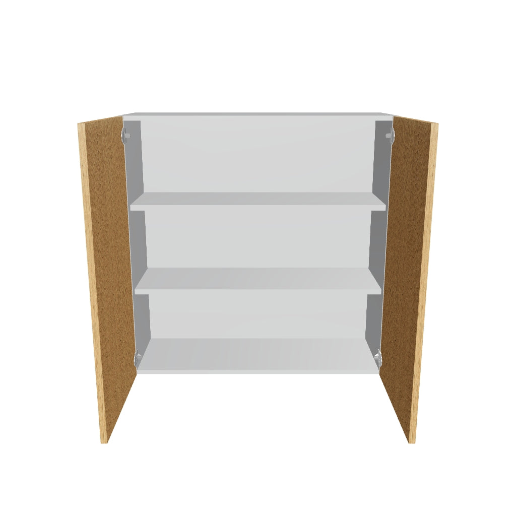 Modernform Cabinet Natural Oak 36" W X 36" H X 12" D Double Door Wall Cabinet