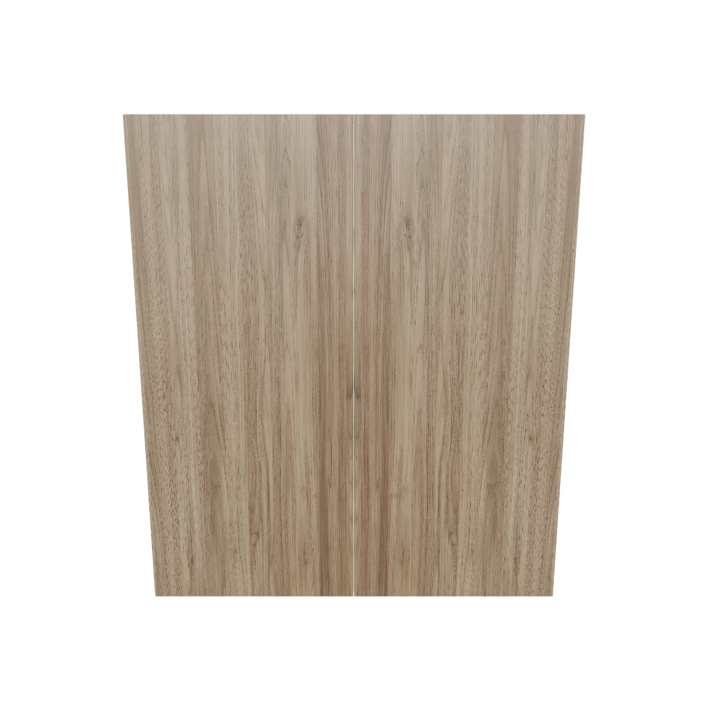Modernform Cabinet Walnut 36" W X 42" H X 12" D Double Door Wall Cabinet