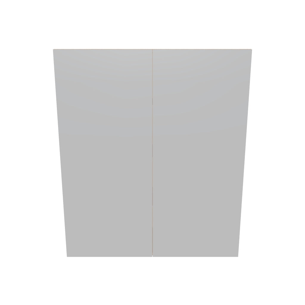 Modernform Cabinet Matte White 36" W X 42" H X 12" D Double Door Wall Cabinet