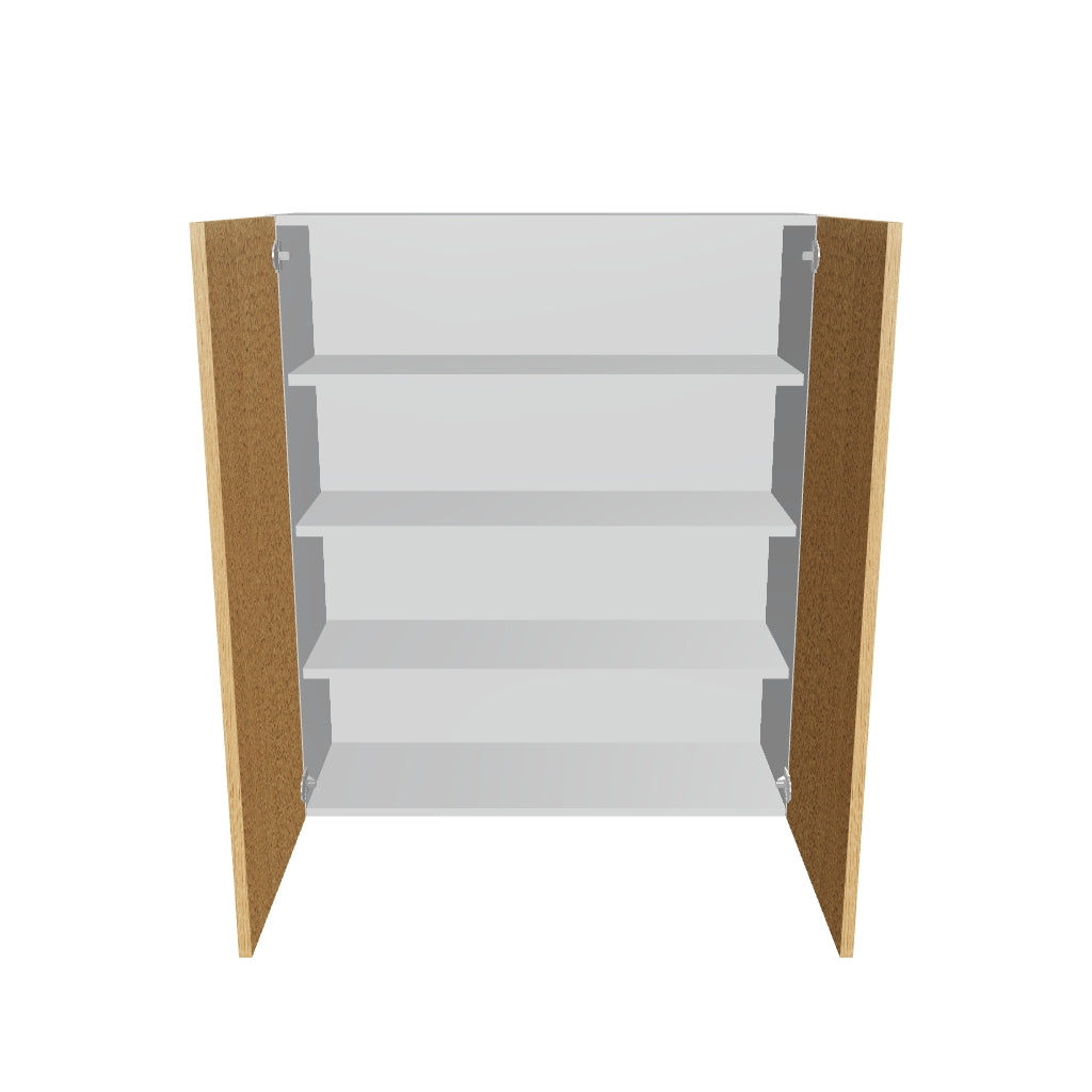 Modernform Cabinet Natural Oak 36" W X 42" H X 12" D Double Door Wall Cabinet