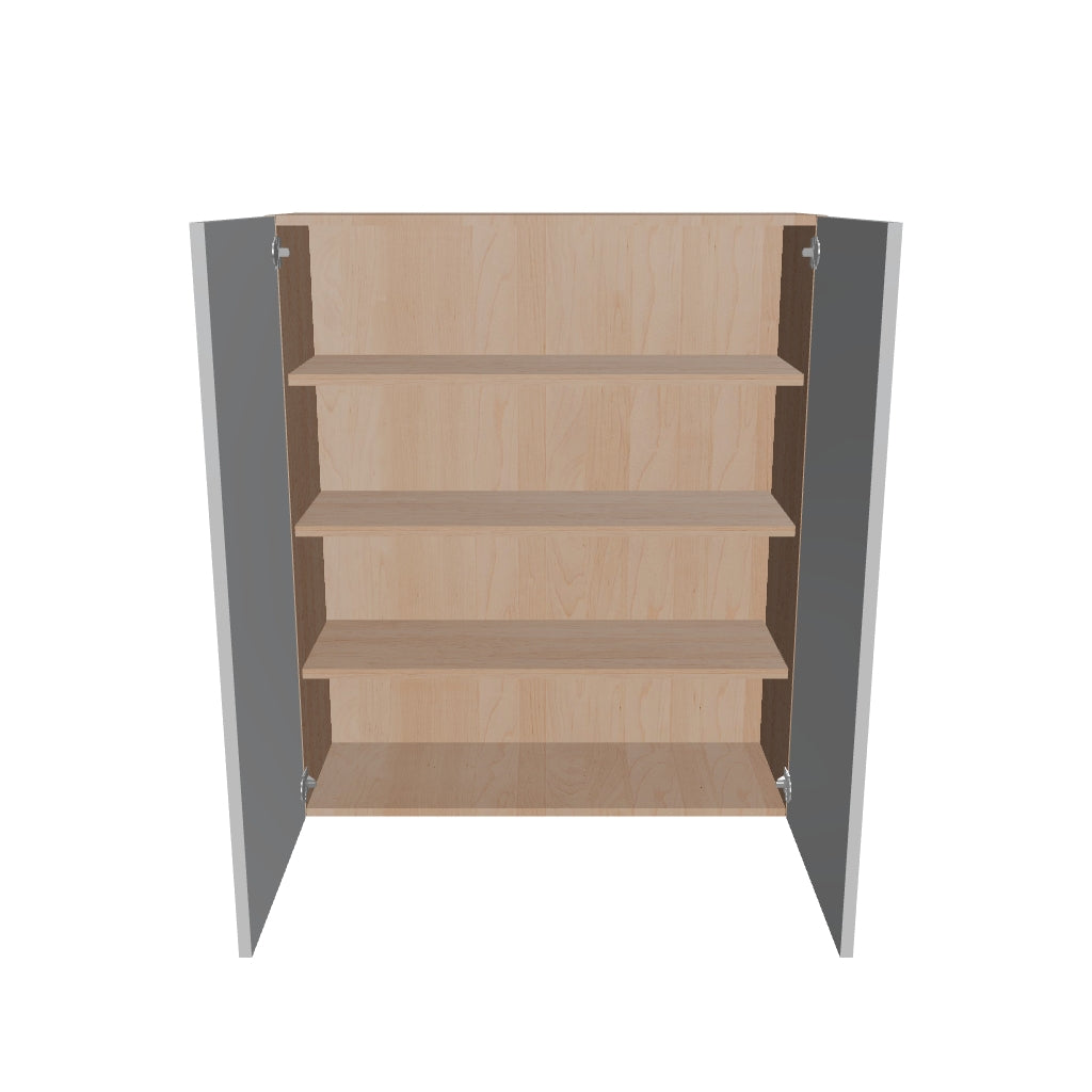 Modernform Cabinet Matte White 36" W X 42" H X 12" D Double Door Wall Cabinet