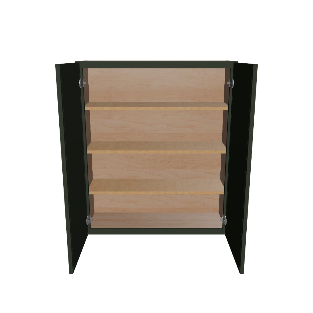 Modernform Cabinet Slim Sage Green 36" W X 42" H X 12" D Double Door Wall Cabinet