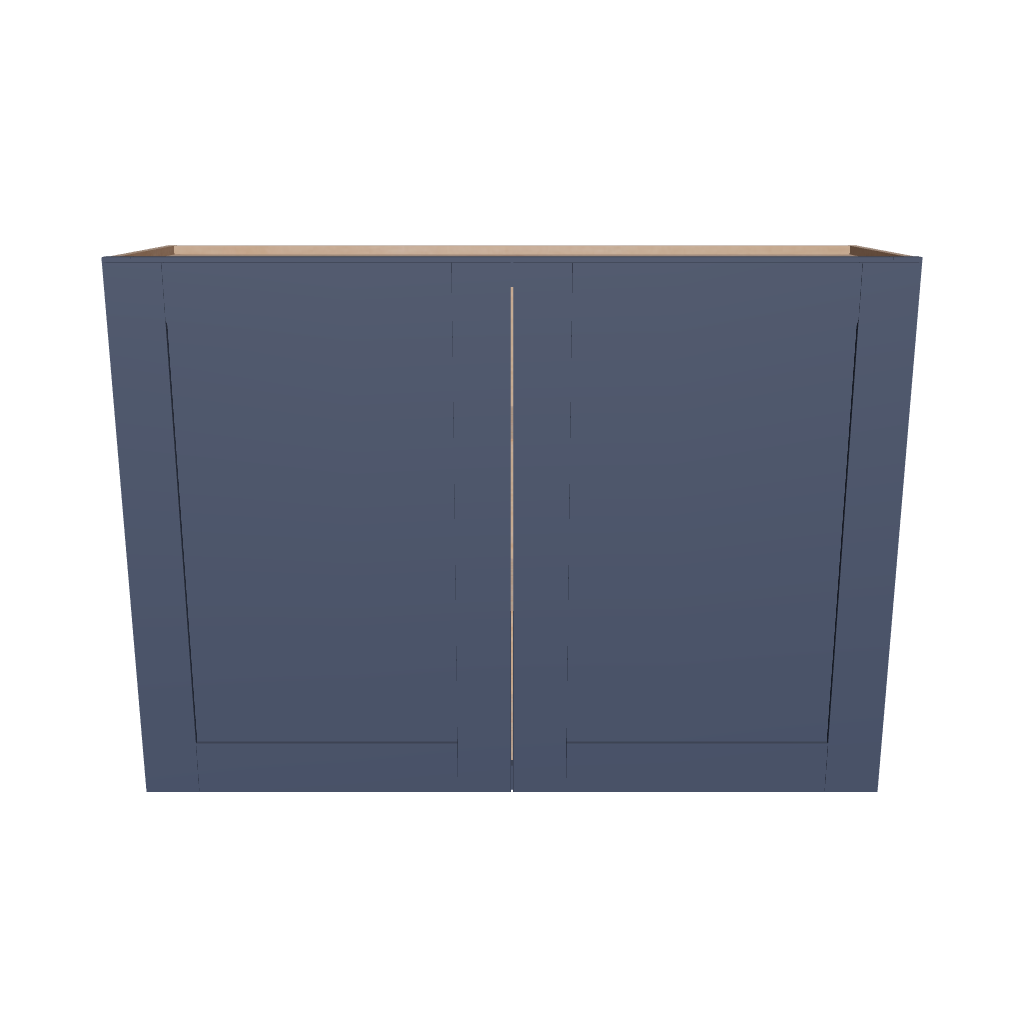 Modernform Cabinet Signature Blue 42" W X 30" H X 12" D Double Door Wall Cabinet