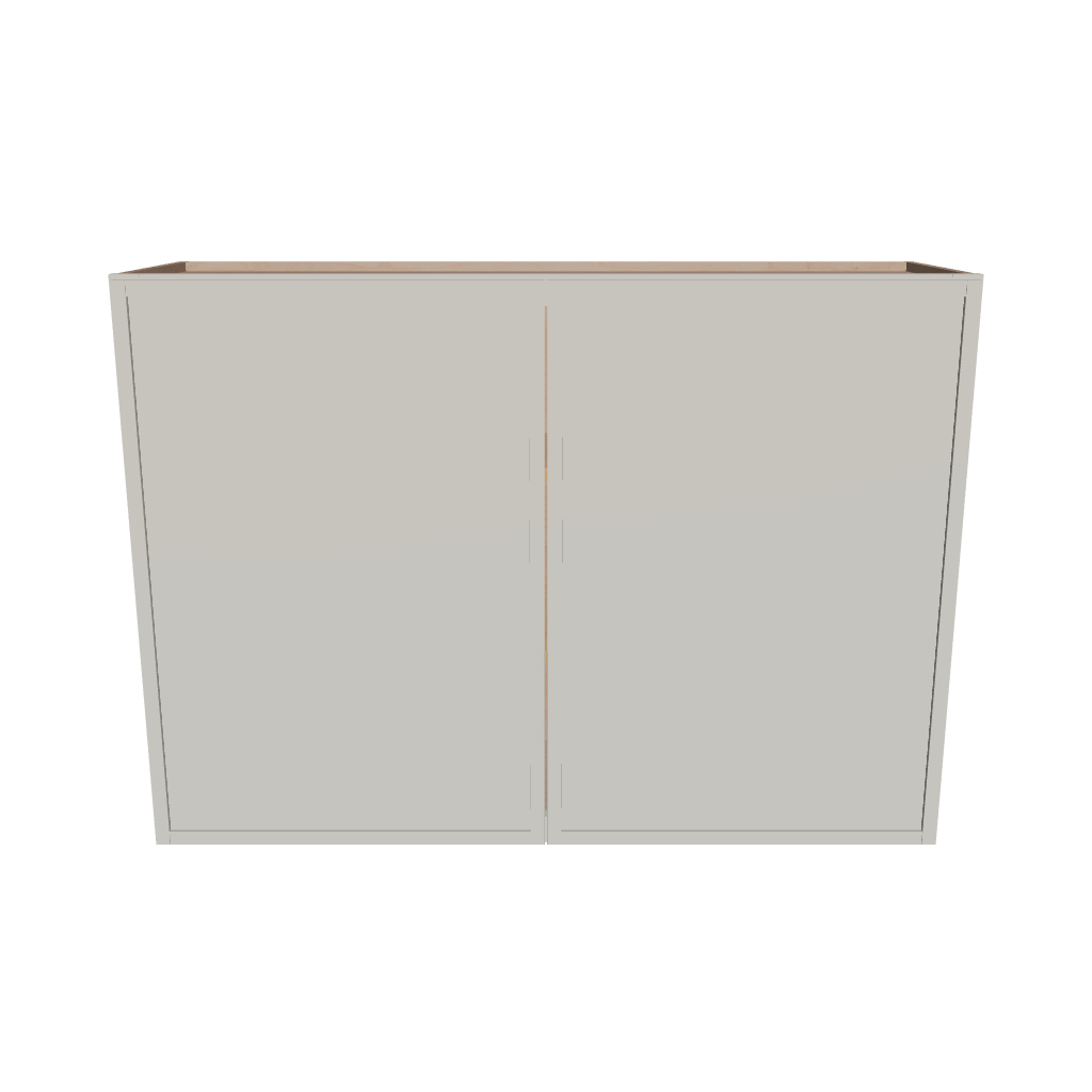 Modernform Cabinet Slim Dove White 42" W X 30" H X 12" D Double Door Wall Cabinet