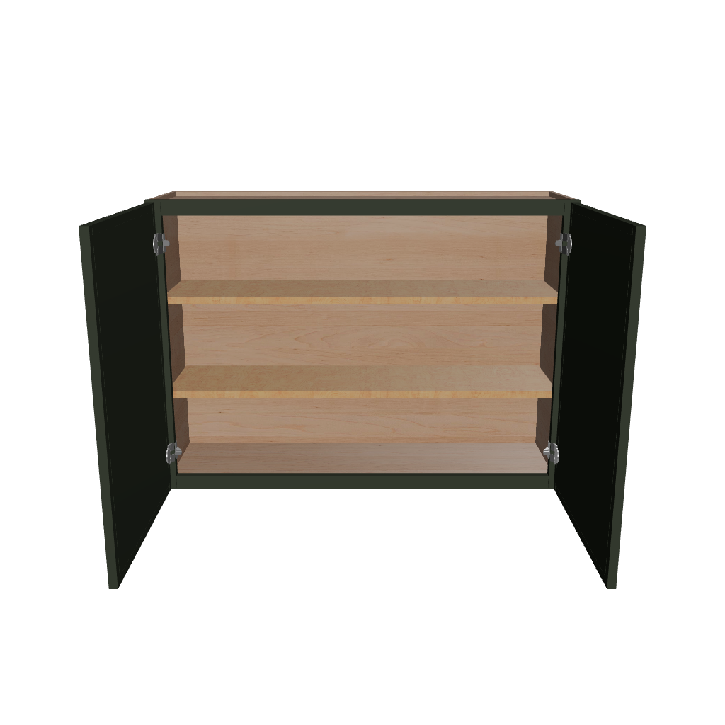 Modernform Cabinet Slim Sage Green 42" W X 30" H X 12" D Double Door Wall Cabinet