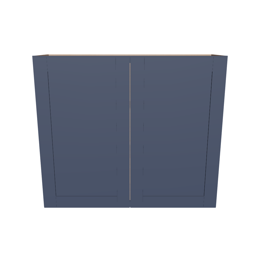 Modernform Cabinet Signature Blue 42" W X 36" H X 12" D Double Door Wall Cabinet