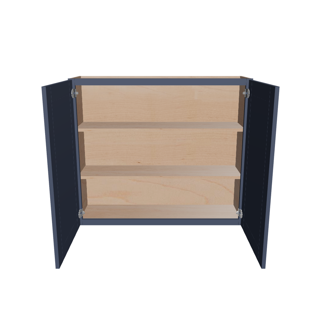 Modernform Cabinet Signature Blue 42" W X 36" H X 12" D Double Door Wall Cabinet