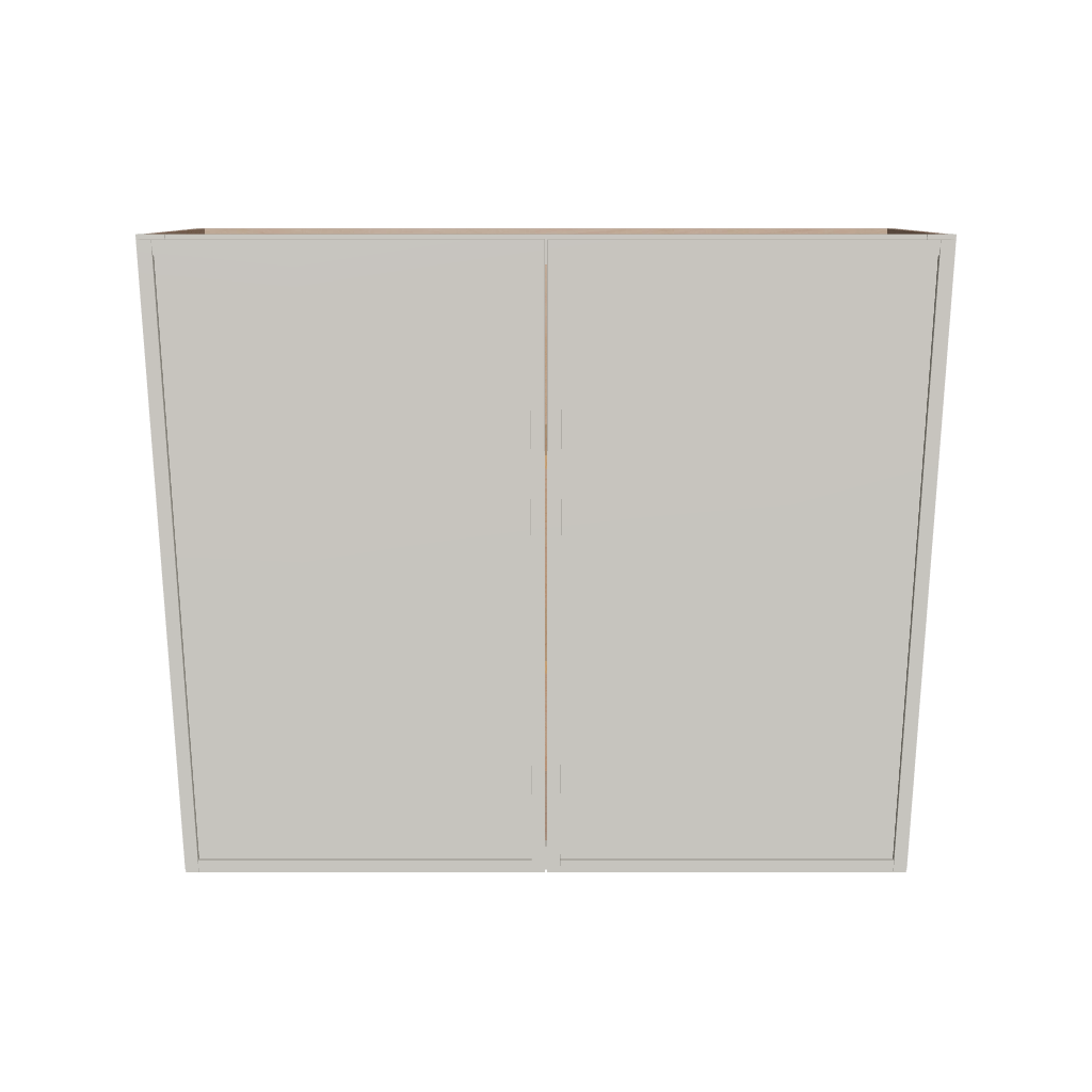 Modernform Cabinet Slim Dove White 42" W X 36" H X 12" D Double Door Wall Cabinet