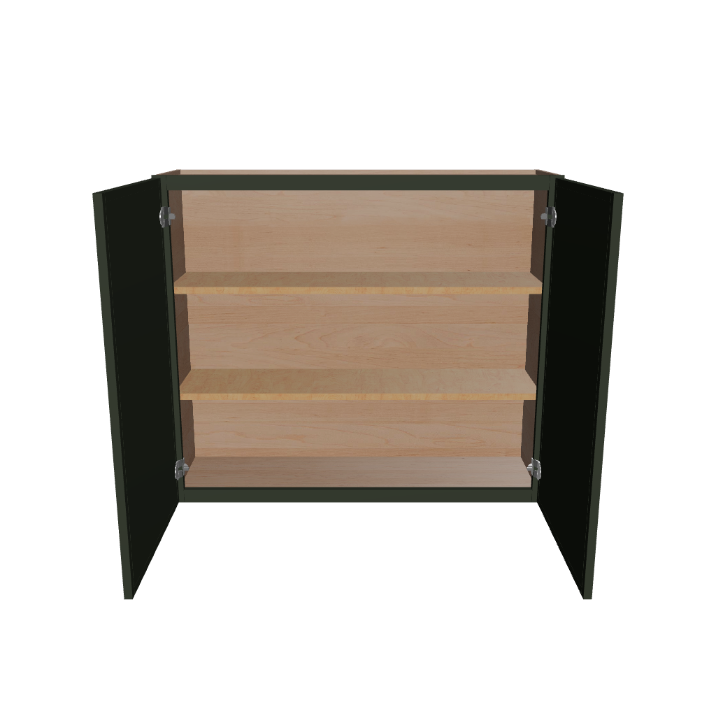 Modernform Cabinet Slim Sage Green 42" W X 36" H X 12" D Double Door Wall Cabinet