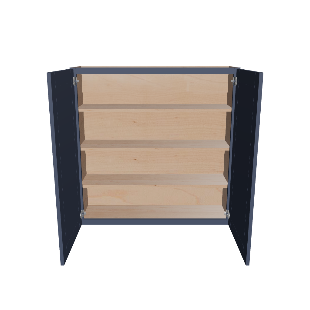 Modernform Cabinet Signature Blue 42" W X 42" H X 12" D Double Door Wall Cabinet