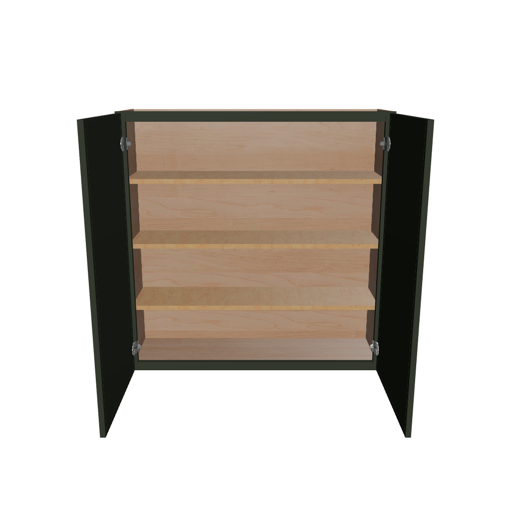 Modernform Cabinet Slim Sage Green 42" W X 42" H X 12" D Double Door Wall Cabinet