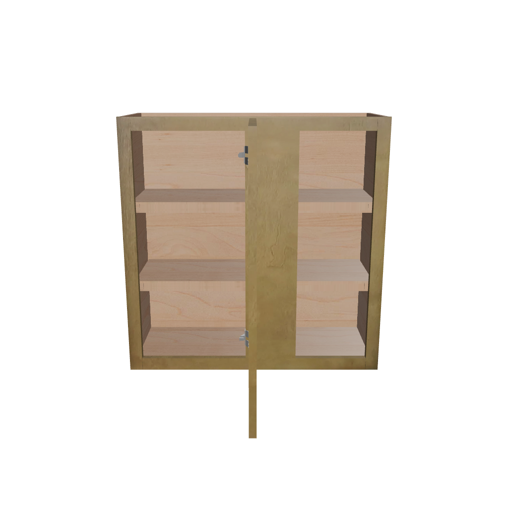 Modernform Cabinet Natural Shaker 30" W X 30" H X 12" D Single Door Blind Corner Wall Cabinet