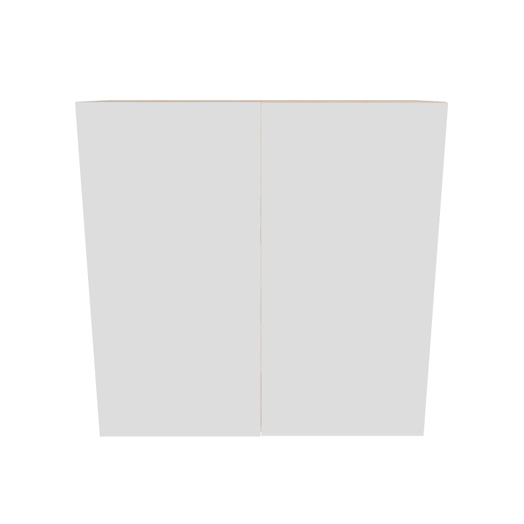 Modernform Cabinet Gloss White 30" W X 30" H X 12" D Single Door Blind Corner Wall Cabinet