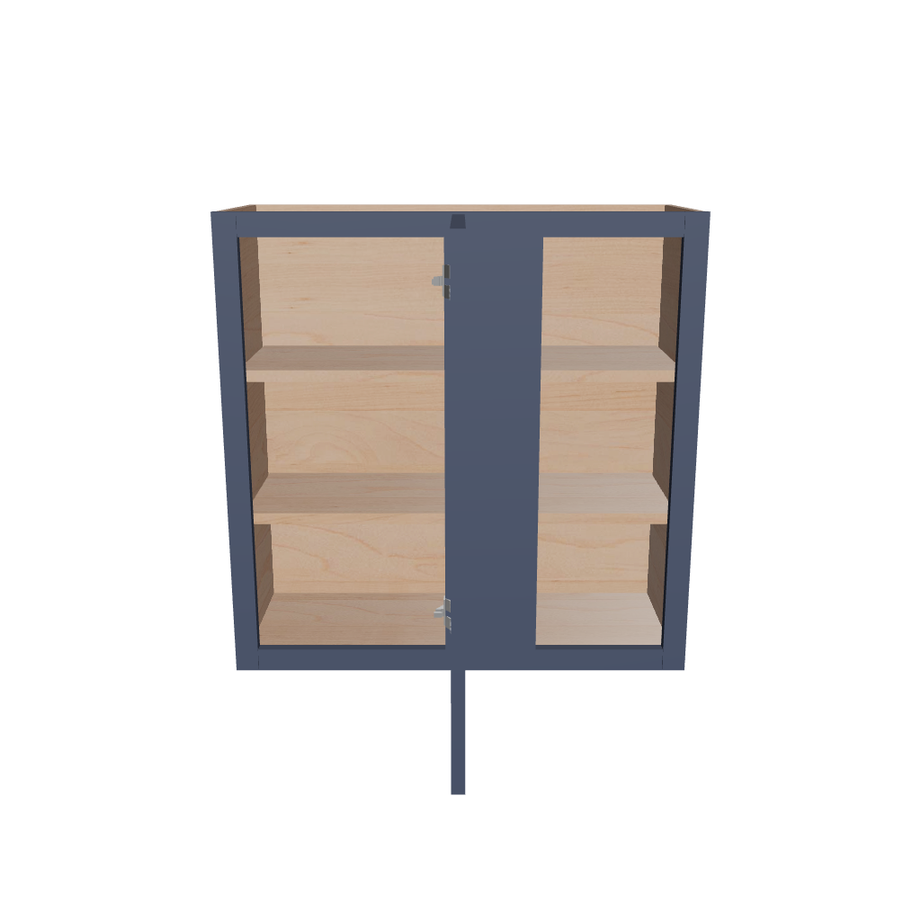 Modernform Cabinet Signature Blue 30" W X 30" H X 12" D Single Door Blind Corner Wall Cabinet