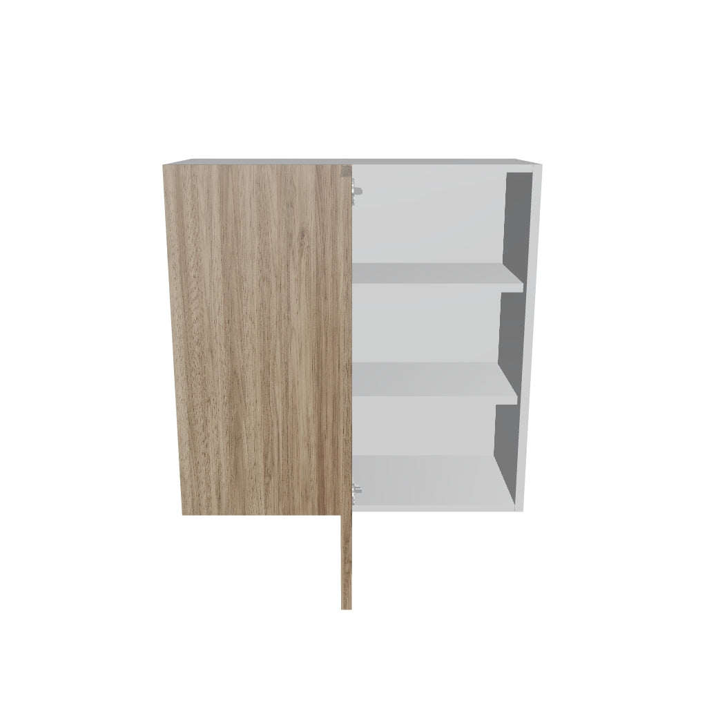 Modernform Cabinet Walnut 30" W X 30" H X 12" D Single Door Blind Corner Wall Cabinet