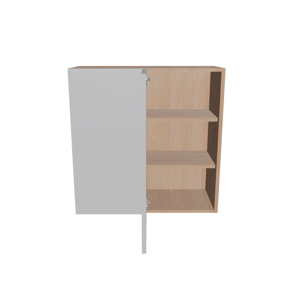 Modernform Cabinet Matte White 30" W X 30" H X 12" D Single Door Blind Corner Wall Cabinet
