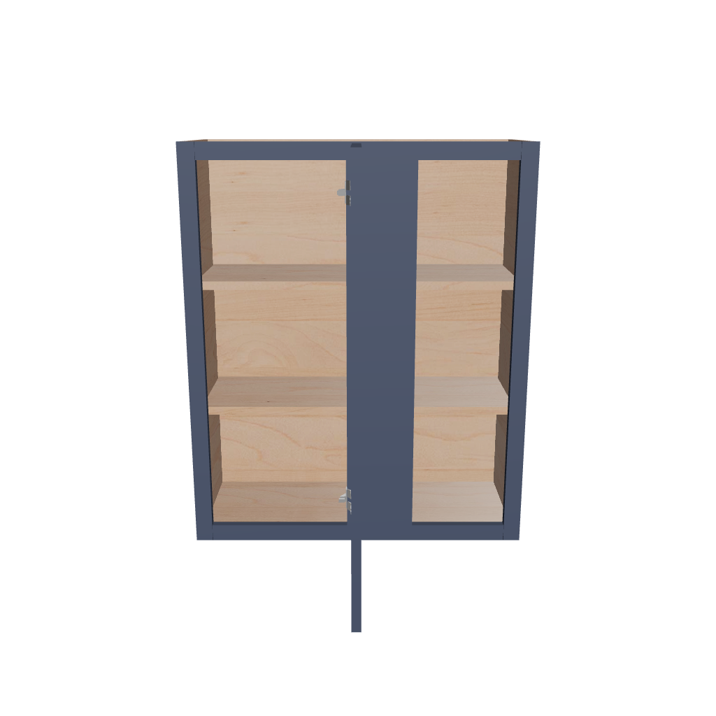 Modernform Cabinet Signature Blue 30" W X 36" H X 12" D Single Door Blind Corner Wall Cabinet