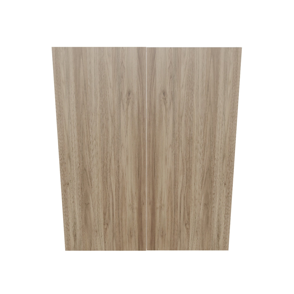 Modernform Cabinet Walnut 30" W X 36" H X 12" D Single Door Blind Corner Wall Cabinet