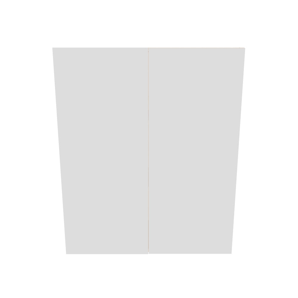 Modernform Cabinet Gloss White 30" W X 36" H X 12" D Single Door Blind Corner Wall Cabinet