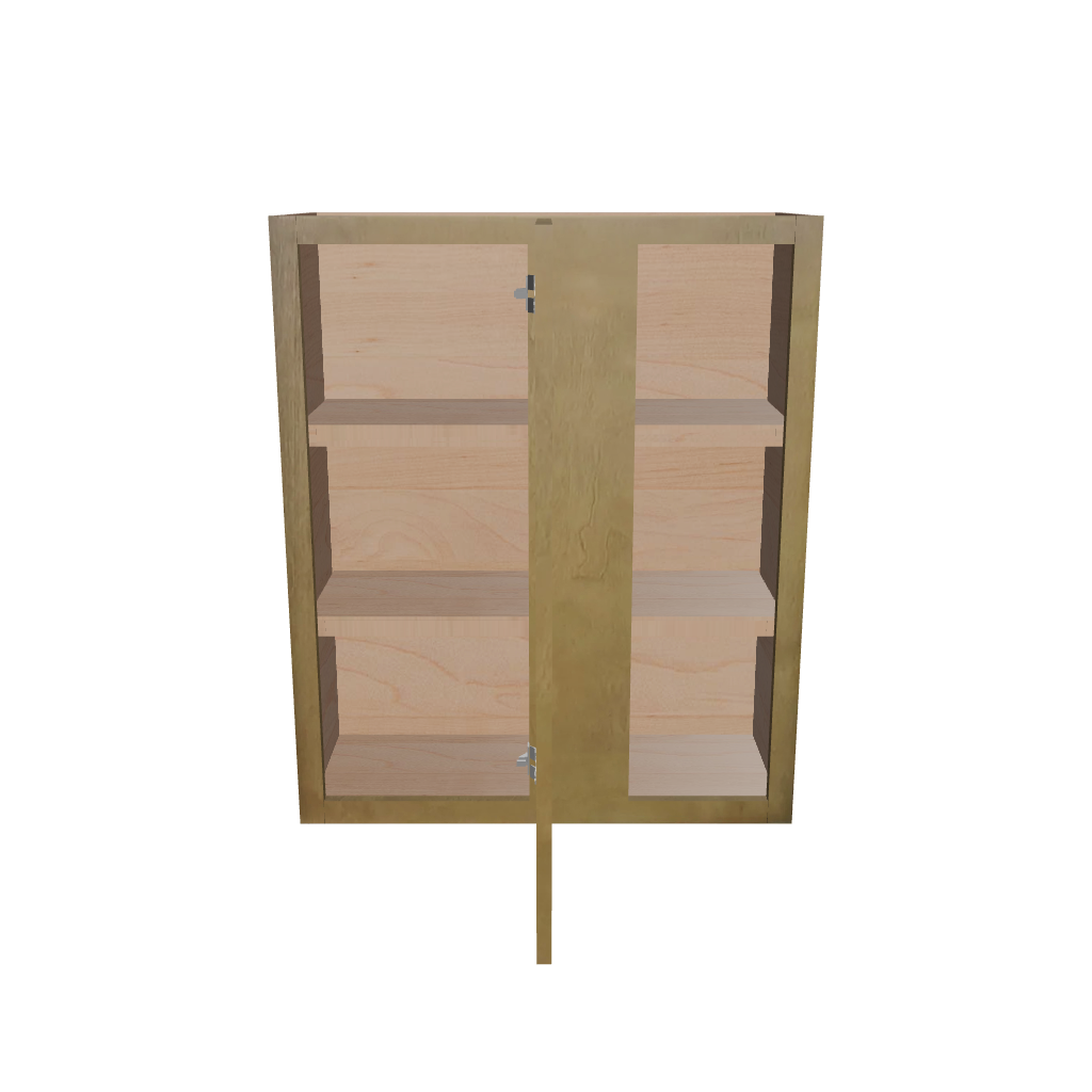 Modernform Cabinet Natural Shaker 30" W X 36" H X 12" D Single Door Blind Corner Wall Cabinet