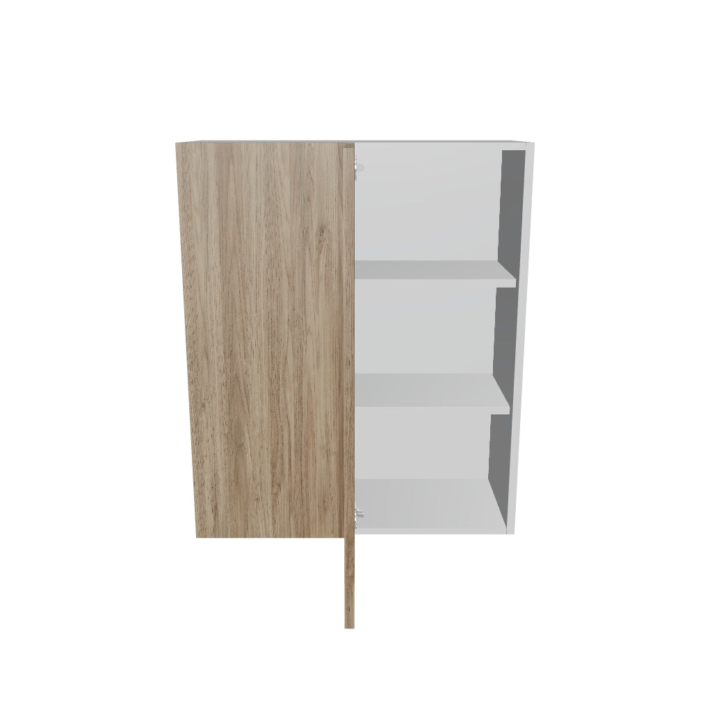 Modernform Cabinet Walnut 30" W X 36" H X 12" D Single Door Blind Corner Wall Cabinet