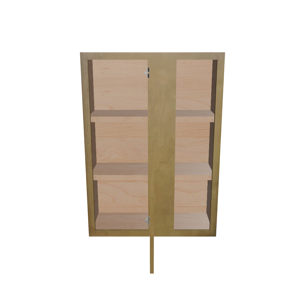 Modernform Cabinet Natural Shaker 30" W X 42" H X 12" D Single Door Blind Corner Wall Cabinet