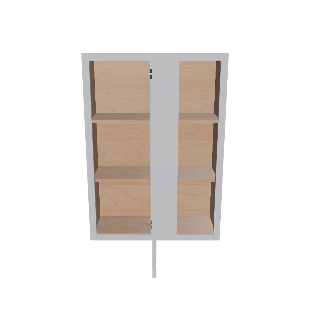 Modernform Cabinet Grey Shaker 30" W X 42" H X 12" D Single Door Blind Corner Wall Cabinet