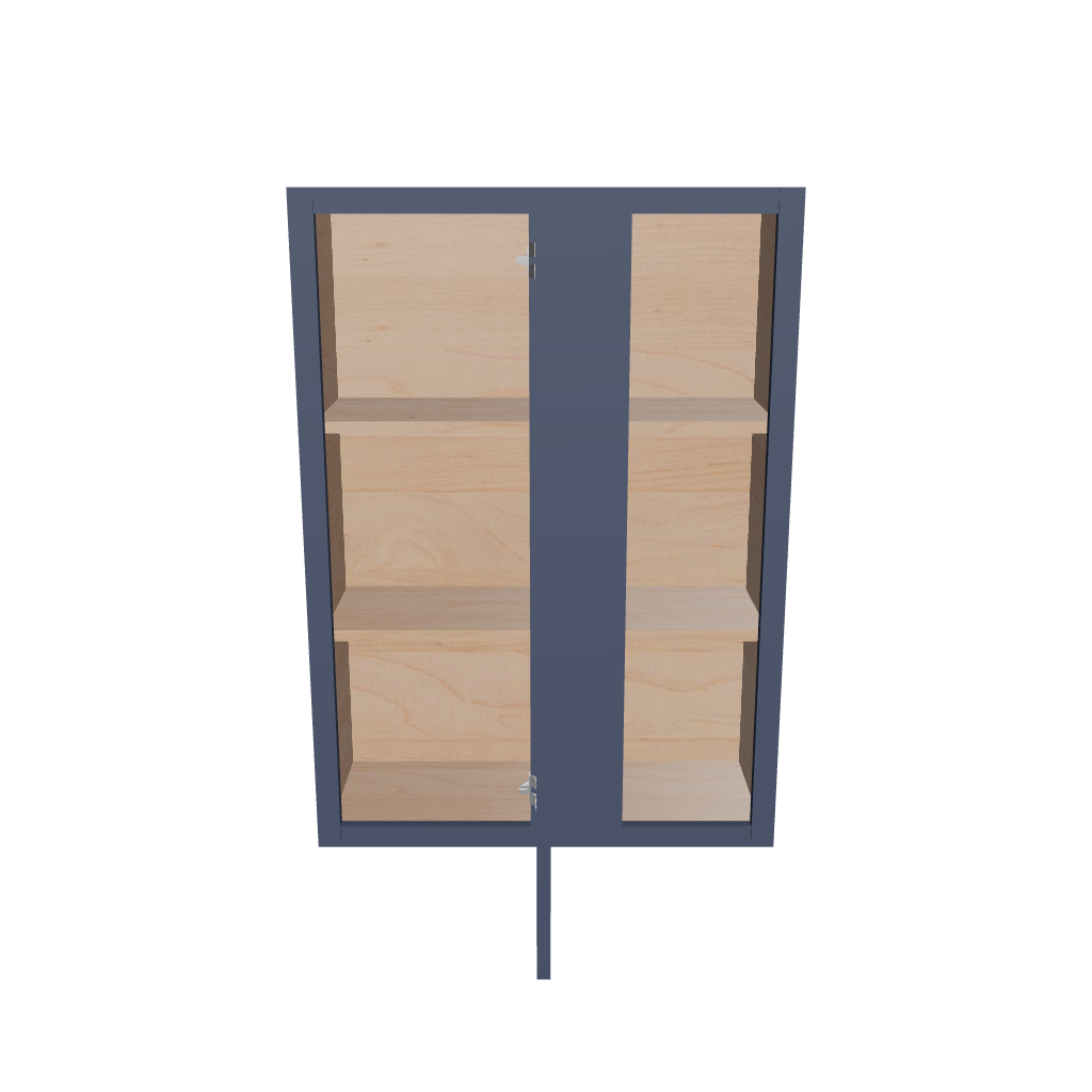 Modernform Cabinet Signature Blue 30" W X 42" H X 12" D Single Door Blind Corner Wall Cabinet