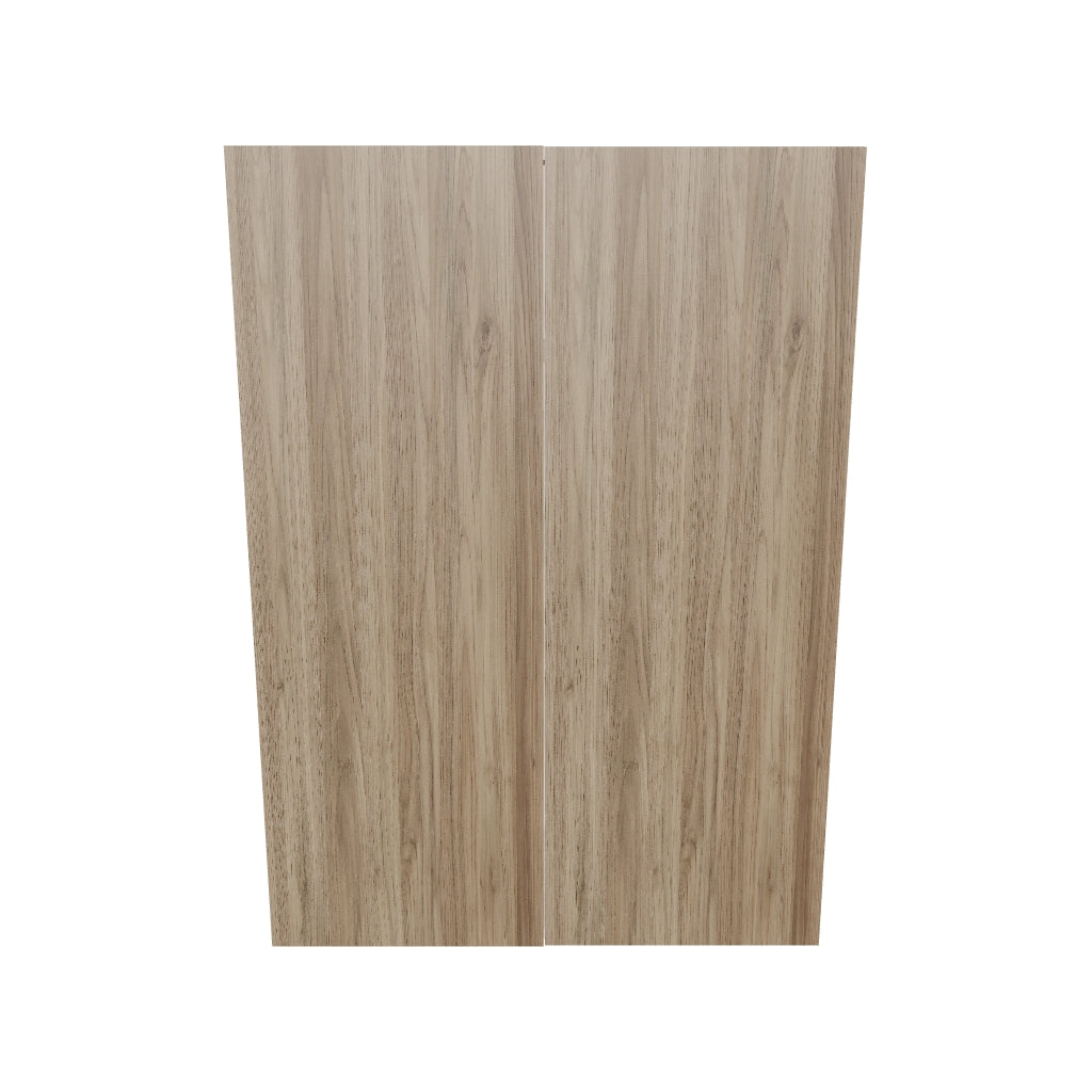 Modernform Cabinet Walnut 30" W X 42" H X 12" D Single Door Blind Corner Wall Cabinet