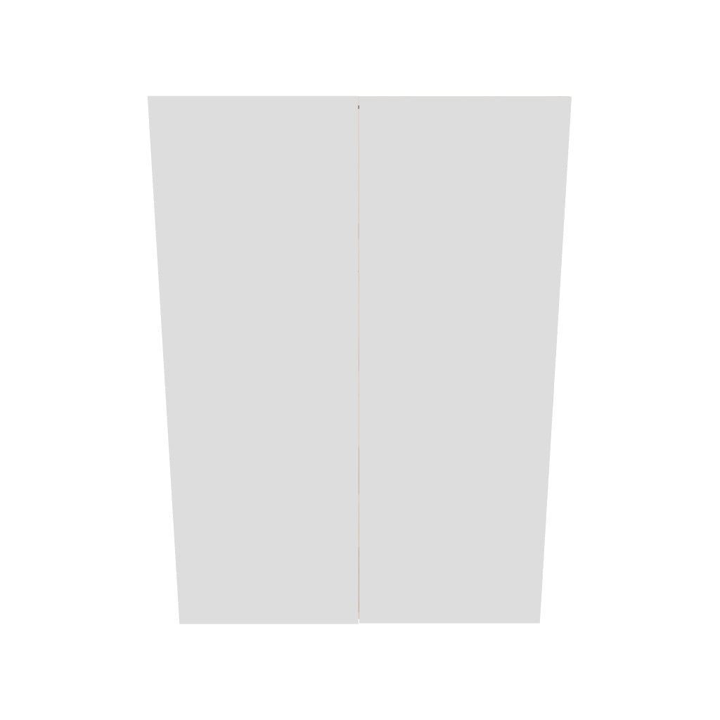 Modernform Cabinet Gloss White 30" W X 42" H X 12" D Single Door Blind Corner Wall Cabinet