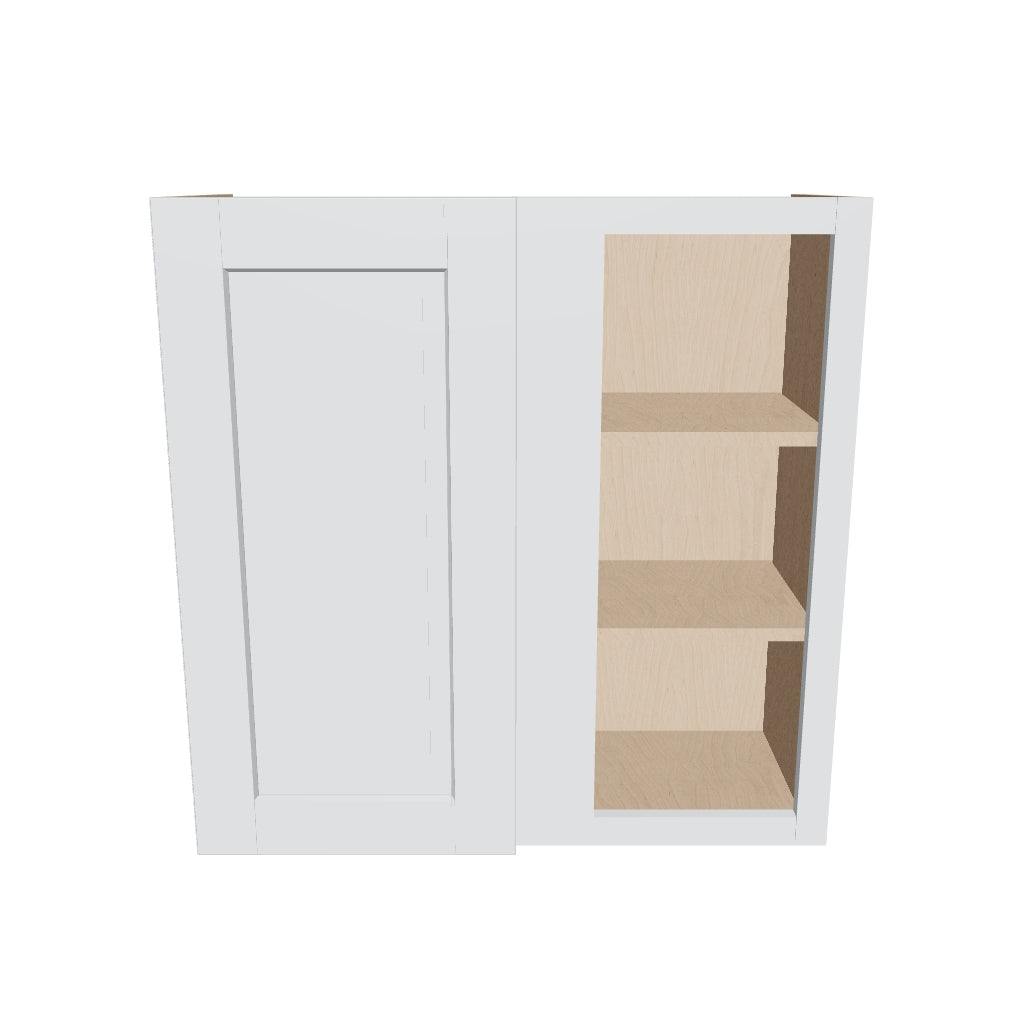 J&K White Shaker S8 Blind Wall Cabinet   30" W x 30" H