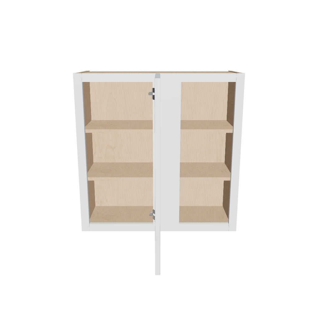 J&K White Shaker S8 Blind Wall Cabinet   30" W x 30" H
