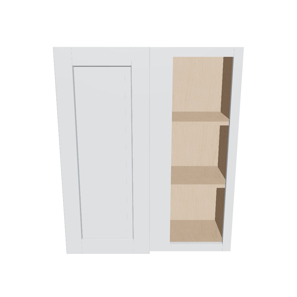 J&K White Shaker S8 Blind Wall Cabinet   30" W x 36" H