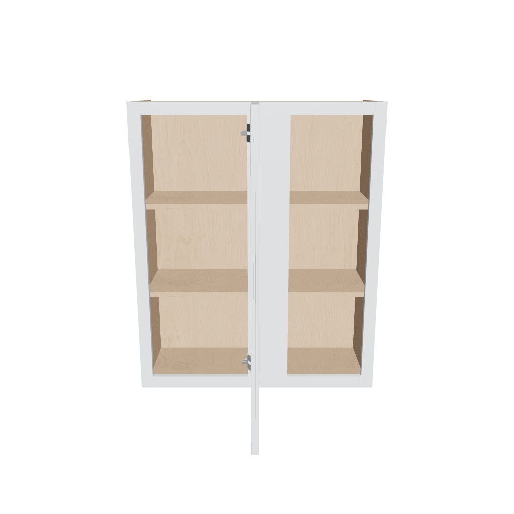 J&K White Shaker S8 Blind Wall Cabinet   30" W x 36" H