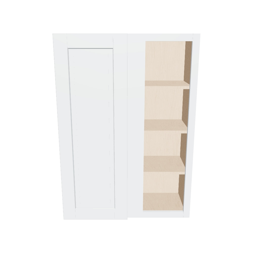 J&K White Shaker S8 Blind Wall Cabinet   30" W x 42" H