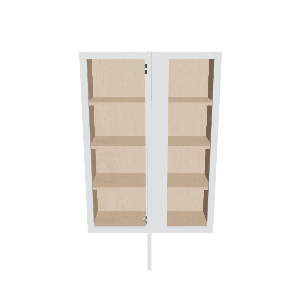 J&K White Shaker S8 Blind Wall Cabinet   30" W x 42" H