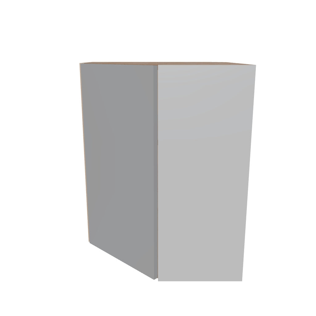 Modernform Cabinet Matte White 24" W X 30" H X 12" D Wall Diagonal Corner Cabinet