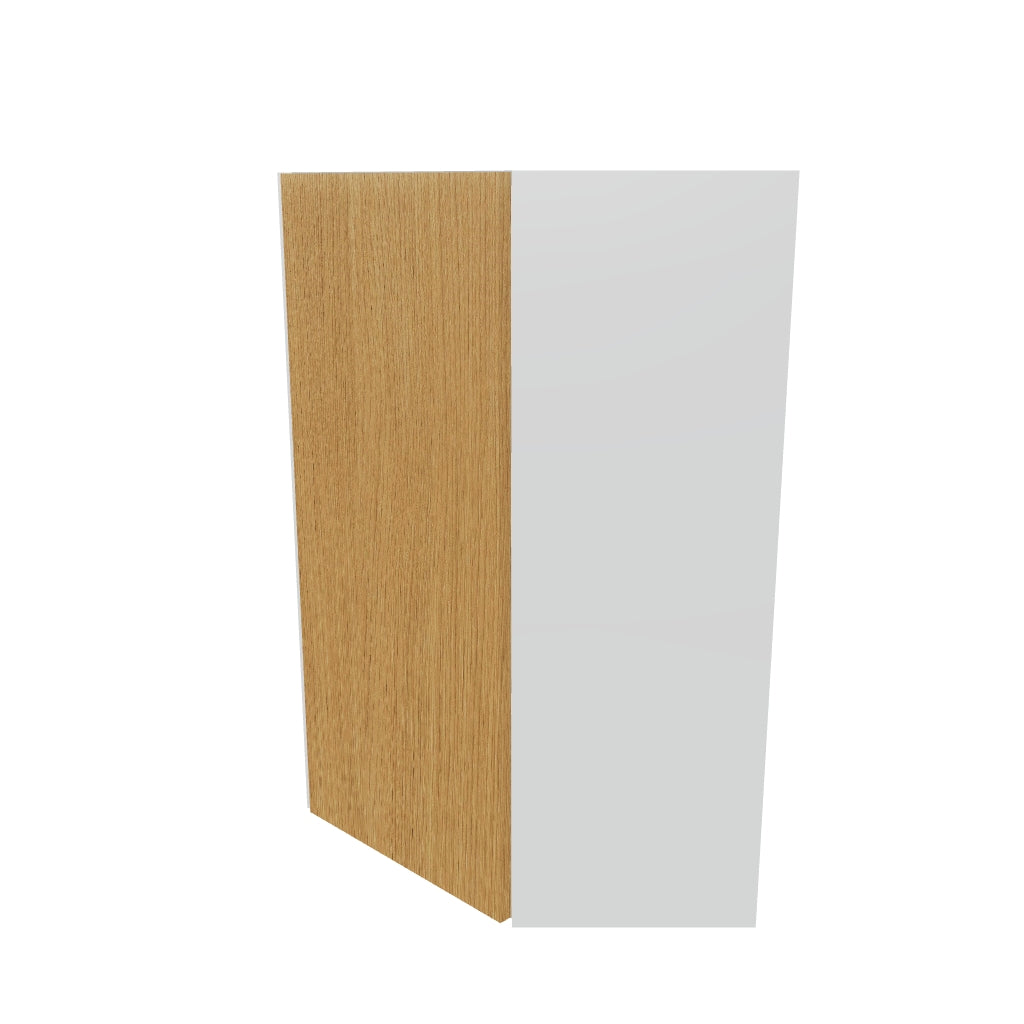 Modernform Cabinet Natural Oak 24" W X 36" H X 12" D Wall Diagonal Corner Cabinet