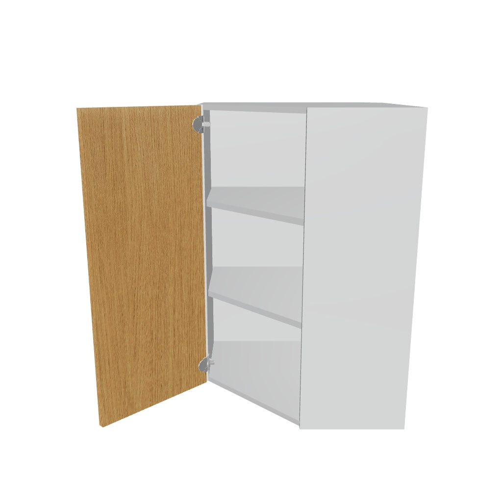 Modernform Cabinet Natural Oak 24" W X 36" H X 12" D Wall Diagonal Corner Cabinet