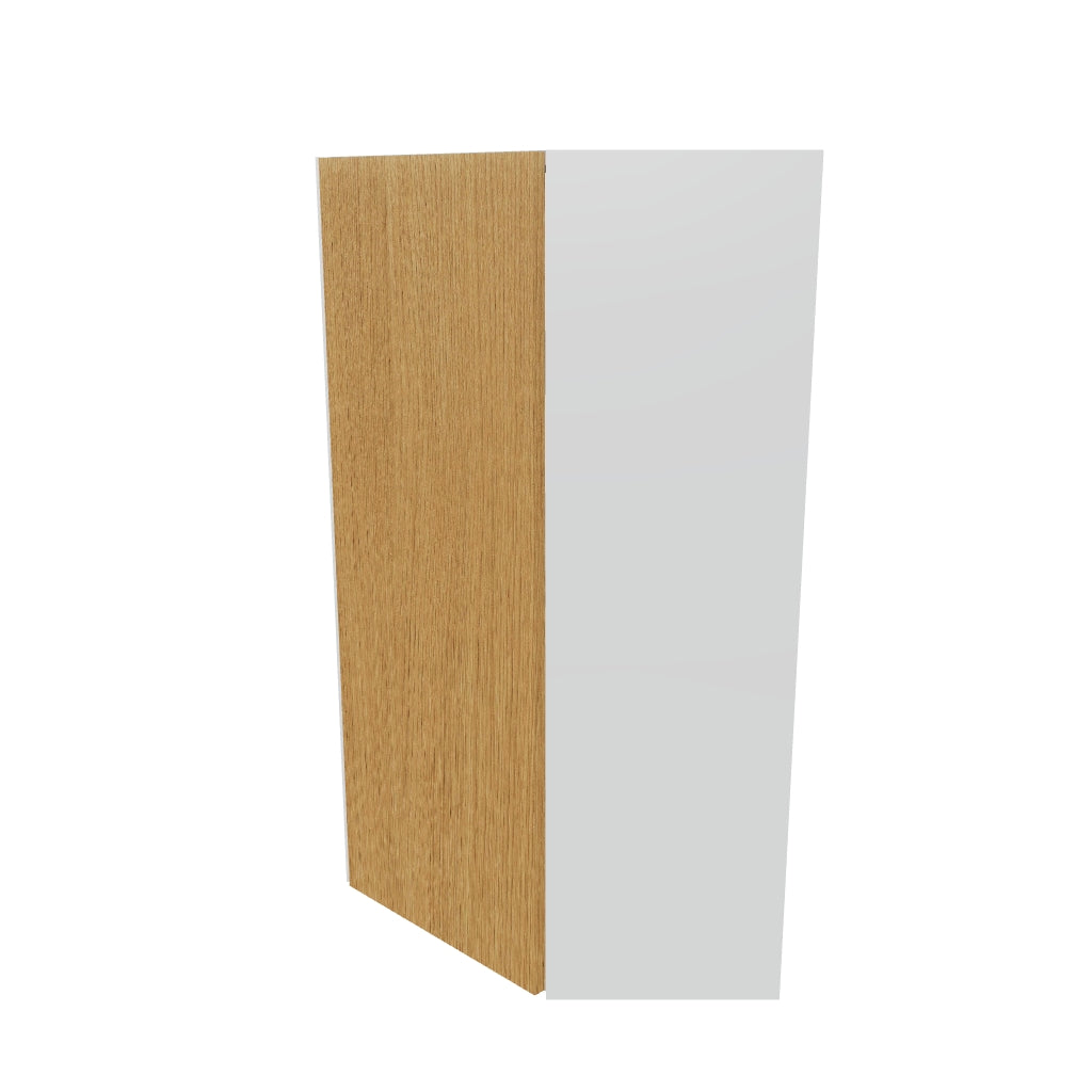 Modernform Cabinet Natural Oak 24" W X 42" H X 12" D Wall Diagonal Corner Cabinet