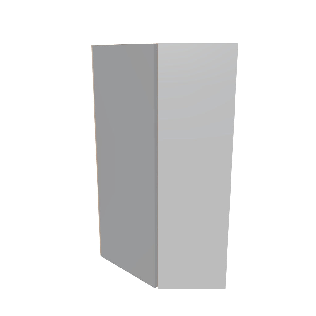 Modernform Cabinet Matte White 24" W X 42" H X 12" D Wall Diagonal Corner Cabinet