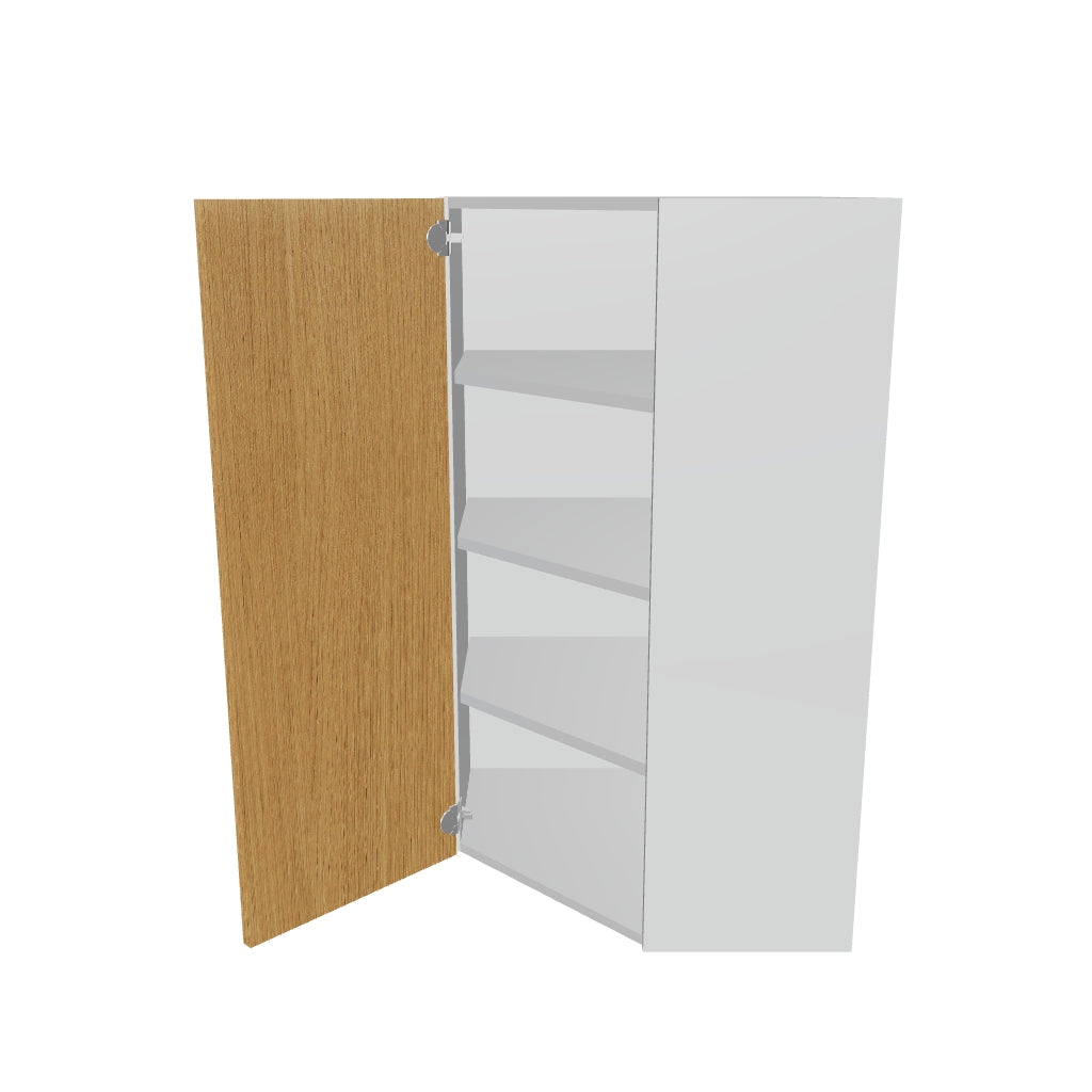 Modernform Cabinet Natural Oak 24" W X 42" H X 12" D Wall Diagonal Corner Cabinet