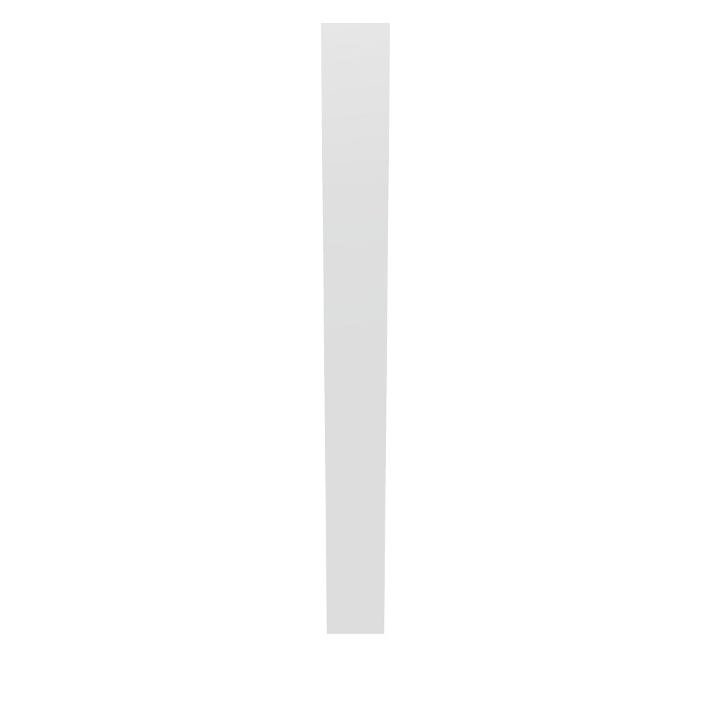 Modernform Cabinet Gloss White 3" W X 30" H Wall Filler