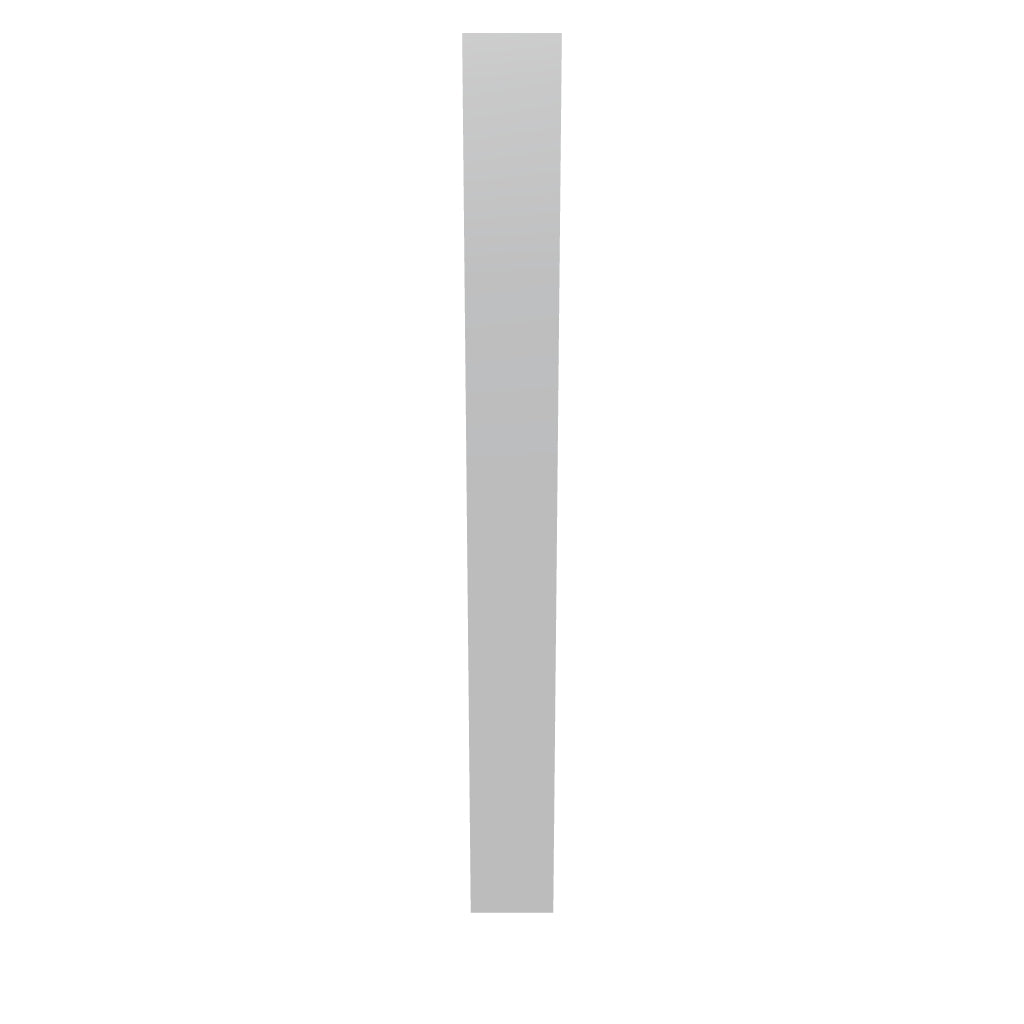 Modernform Cabinet Matte White 3" W X 30" H Wall Filler