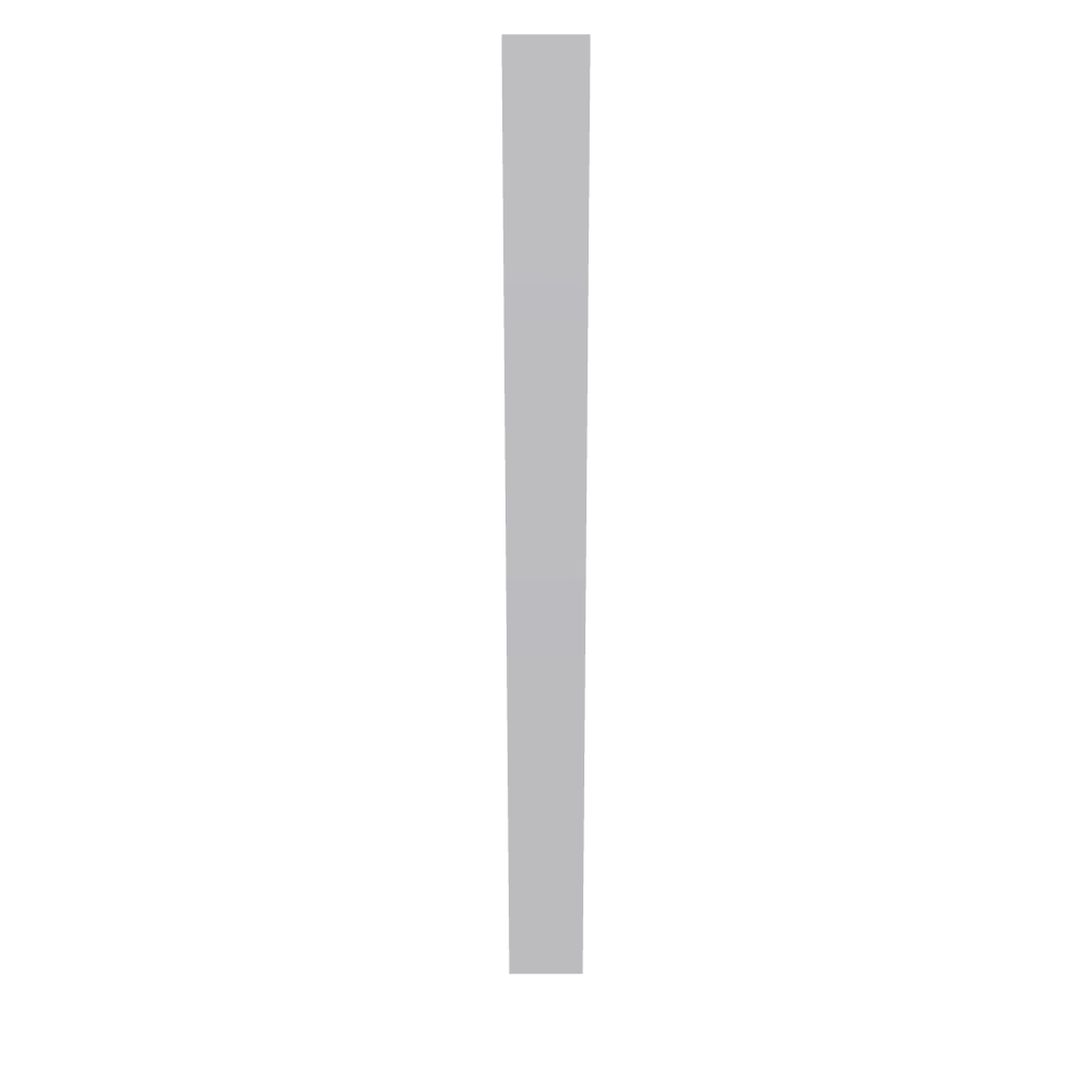 Modernform Cabinet Grey Shaker 3" W X 36" H Wall Filler