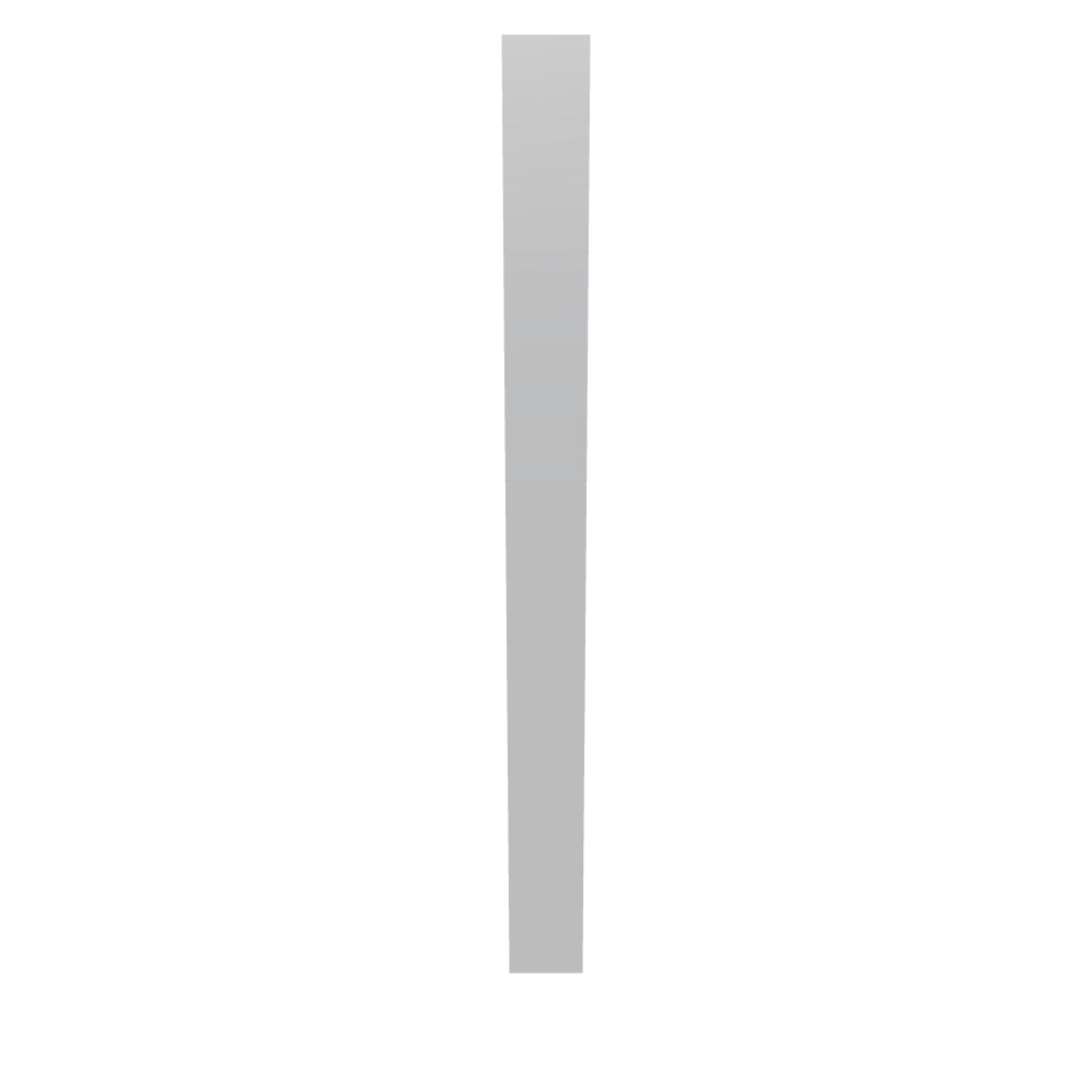 Modernform Cabinet Matte White 3" W X 36" H Wall Filler
