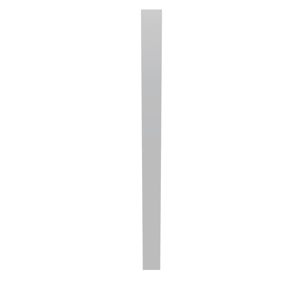 Modernform Cabinet Matte White 3" W X 42" H Wall Filler