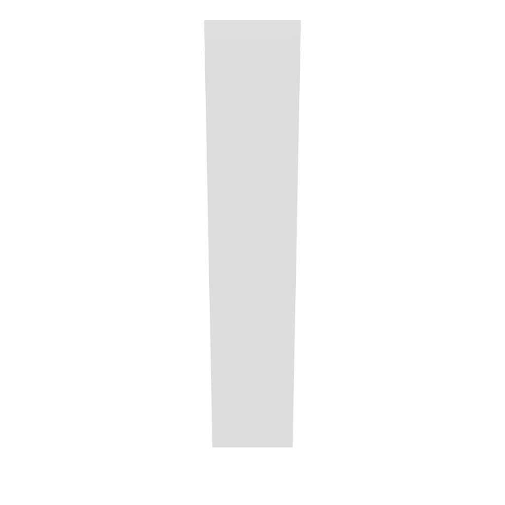 Modernform Cabinet Gloss White 6" W X 30" H Wall Filler